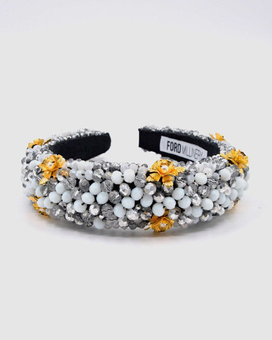 JUBILEE Padded (silver & gold) - FORD MILLINERY