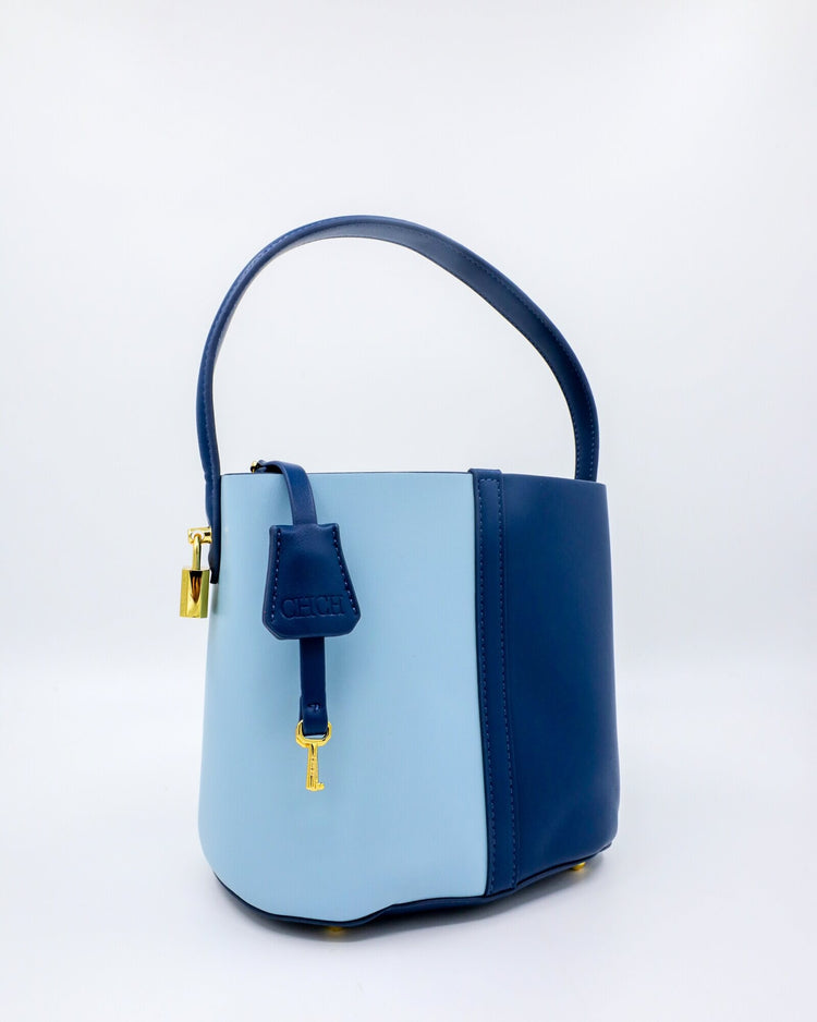 LANA bag (navy and light blue)