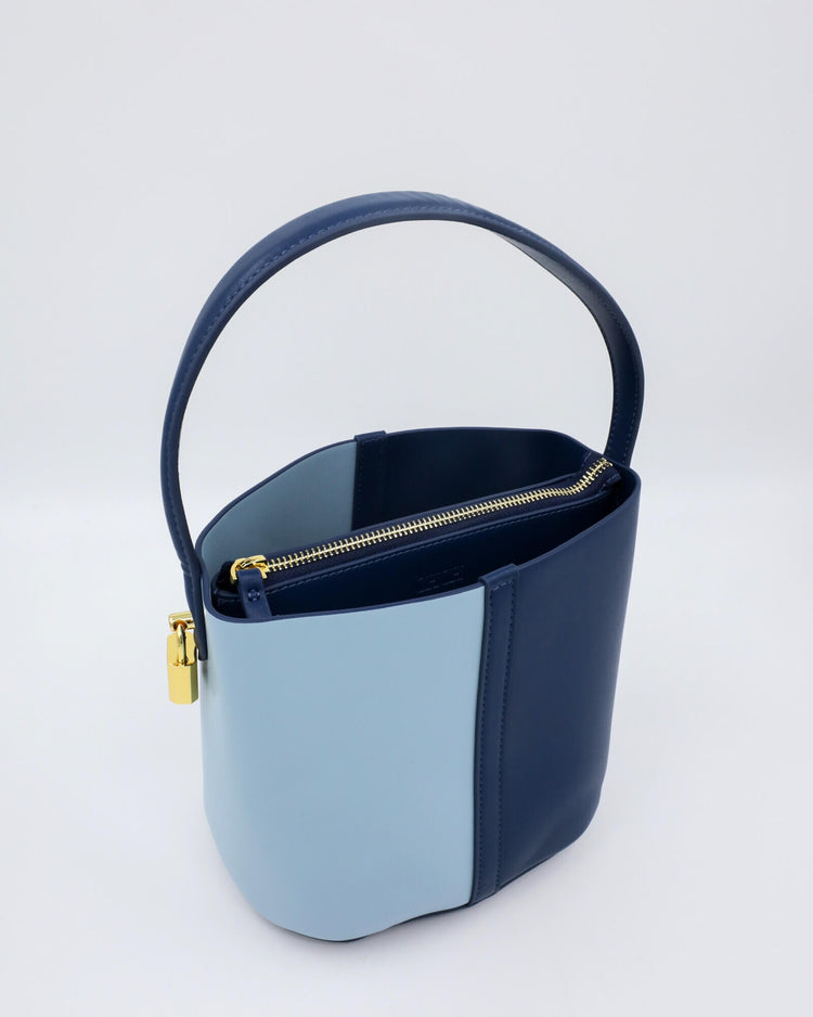 LANA bag (navy and light blue)