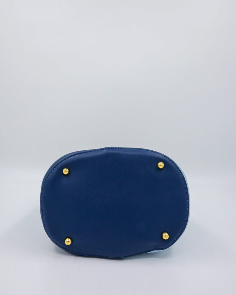 LANA bag (navy and light blue)