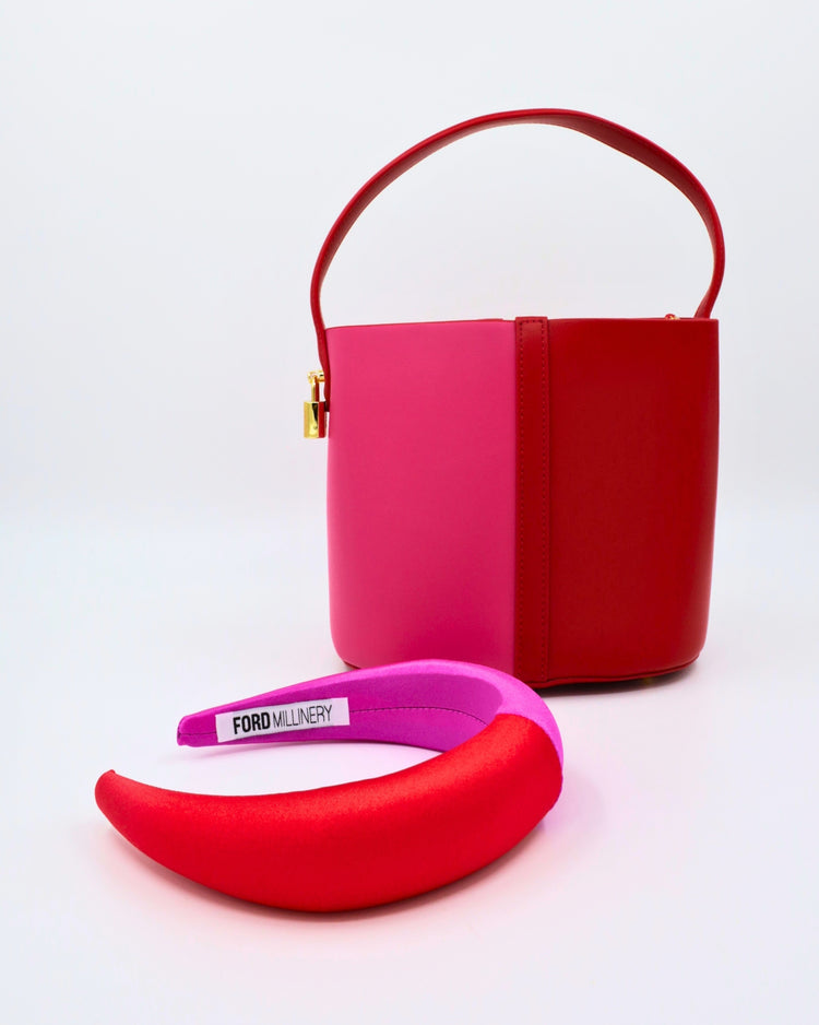 LANA bag (red and pink)