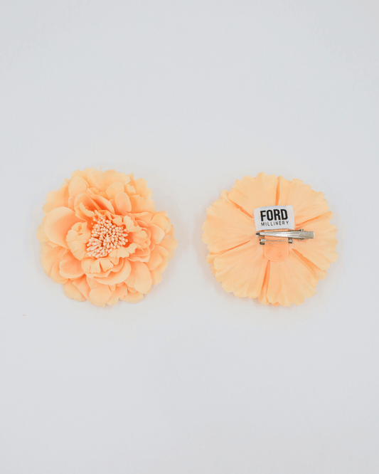 MARIA CLIPS (peach) - FORD MILLINERY