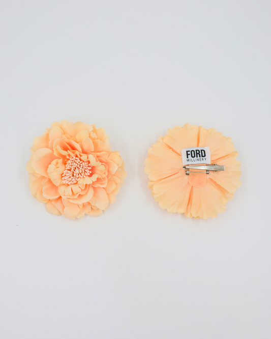 MARIA CLIPS (peach) Default Title - FORD MILLINERY