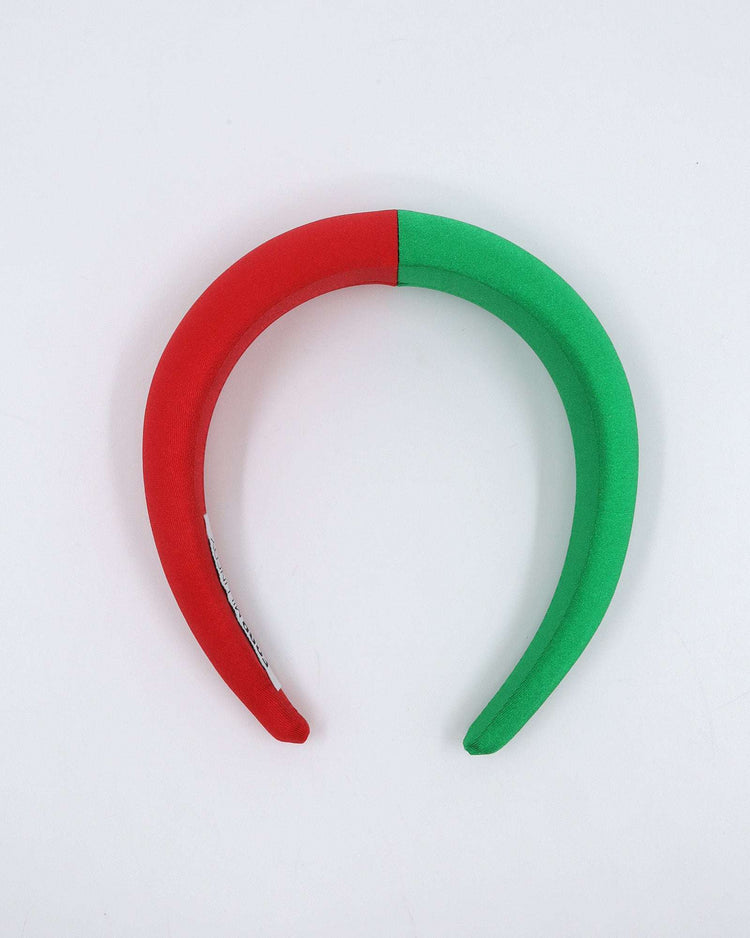 LANA PADDED HEADBAND (red/green) - FORD MILLINERY
