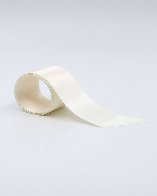 SATIN RIBBON for HATS (ivory) - FORD MILLINERY