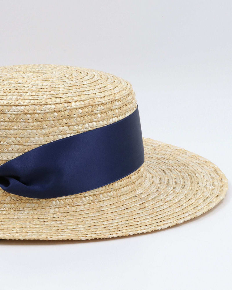 VENICE (straw/navy) Default Title - FORD MILLINERY