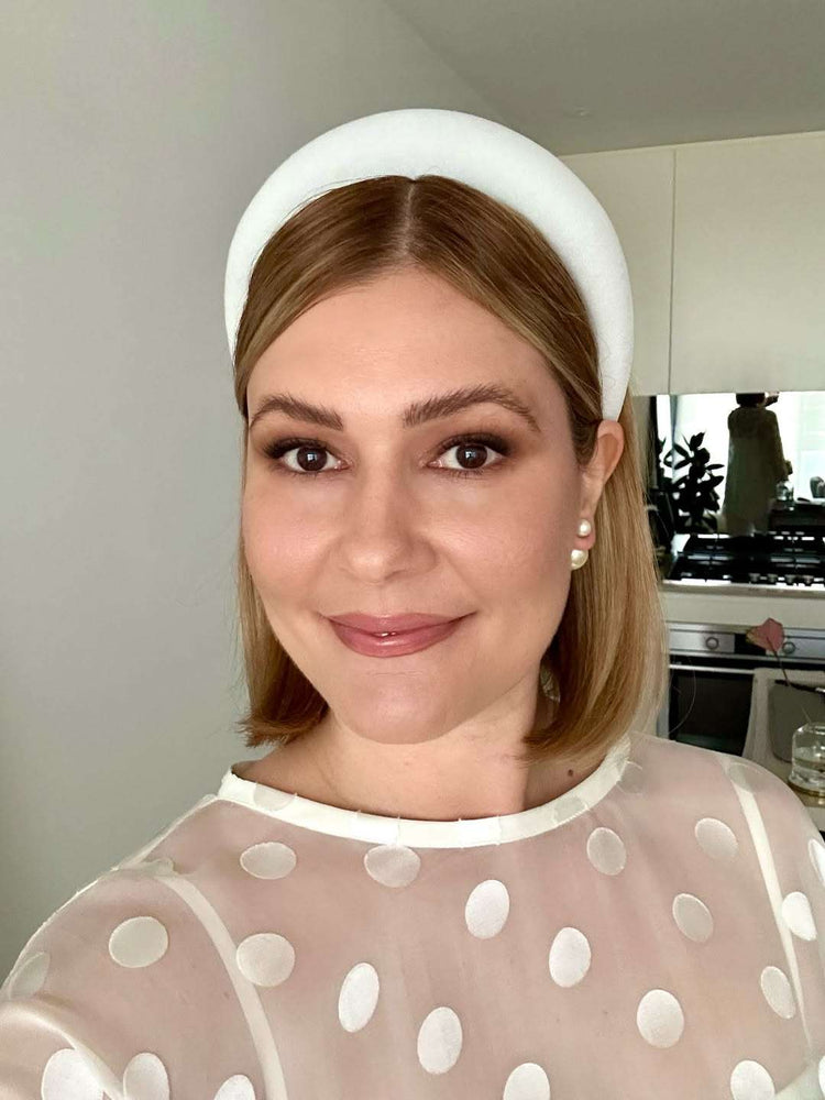 MONICA (white) - FORD MILLINERY