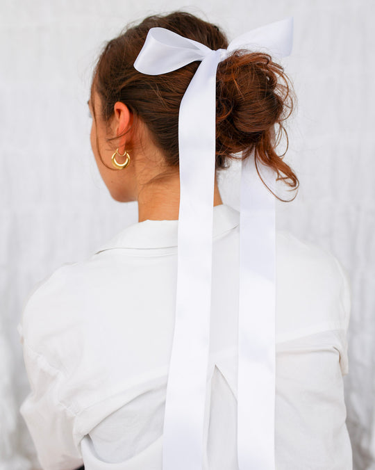 SATIN RIBBON (white)