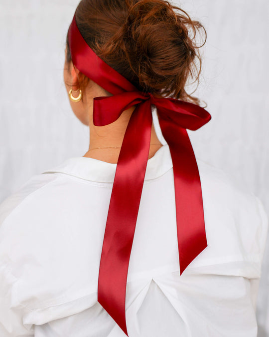 SATIN RIBBON (wine red)