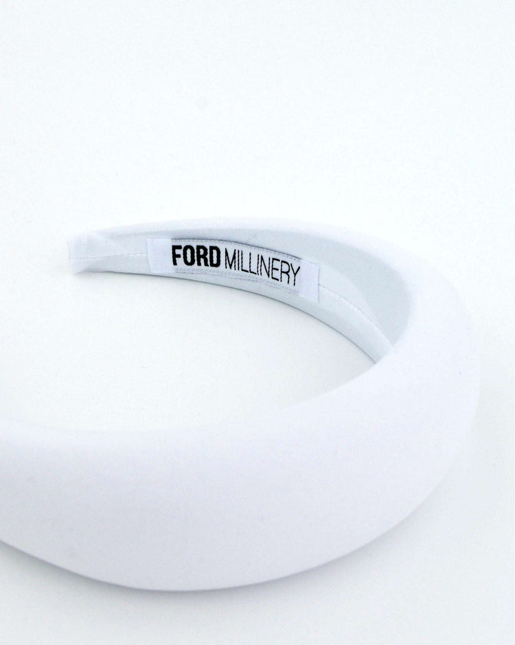 MONICA Headband (white) Default Title - FORD MILLINERY