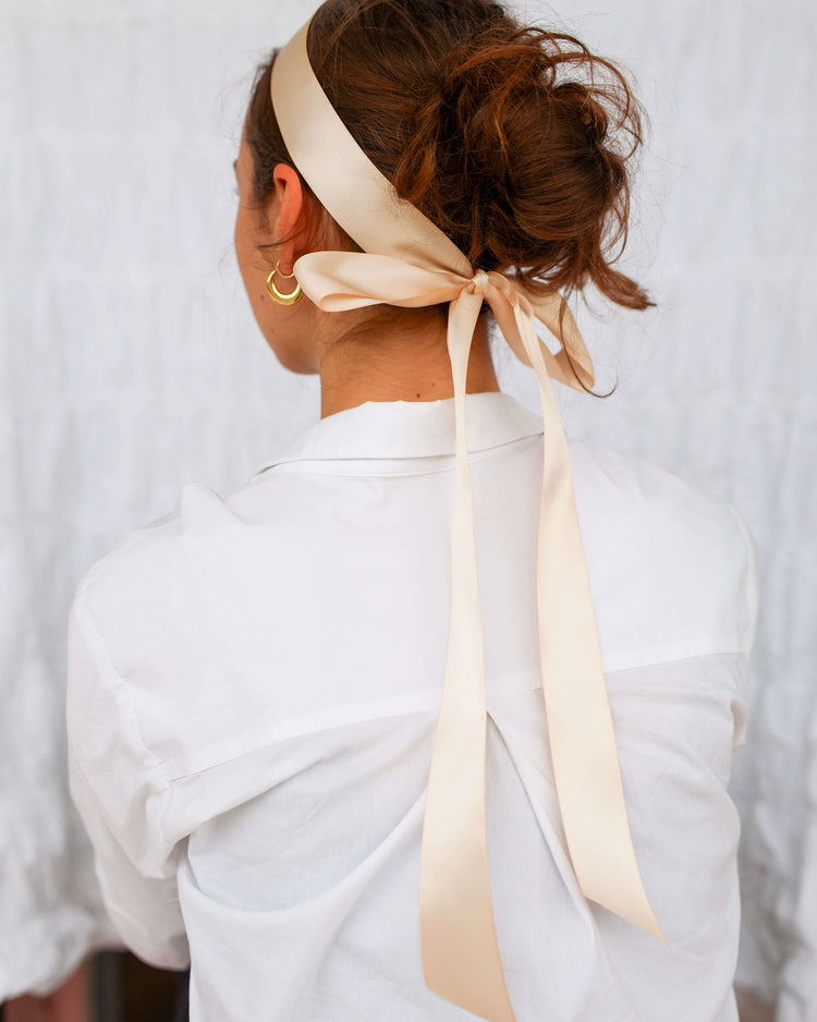 SATIN RIBBON (ivory)