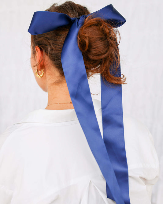 SATIN RIBBON (navy)