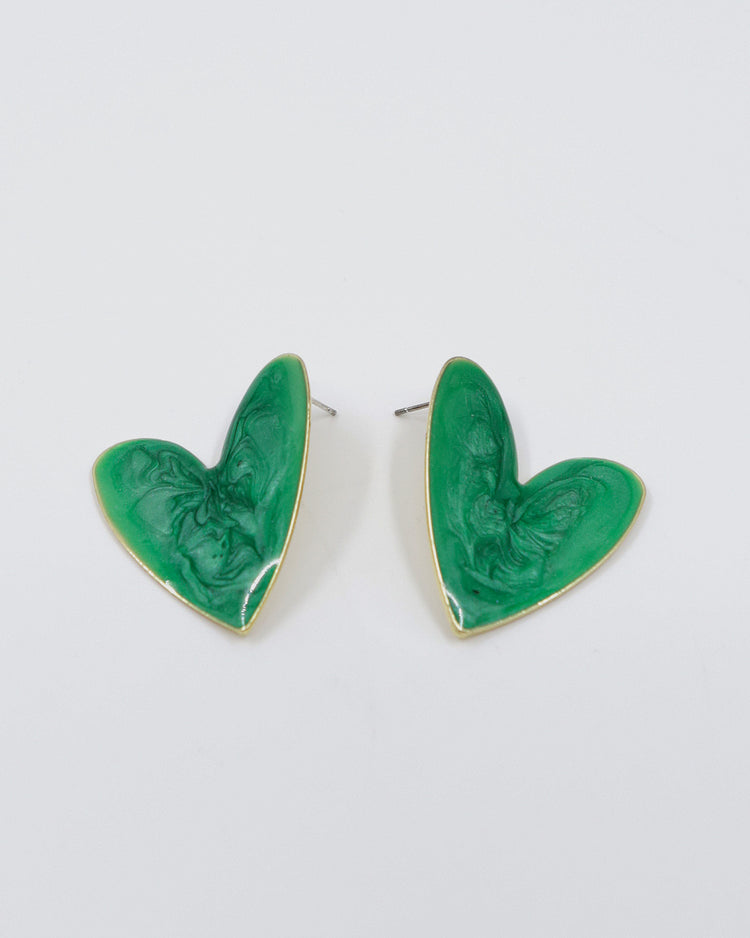 WILLA 耳环（绿色）