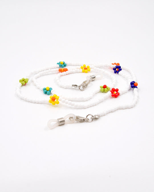 DAISY Chain For Face Mask/Glasses (white)