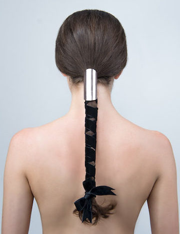 "ANGELINA" Ponytail Wrap by FORD MILLINERY