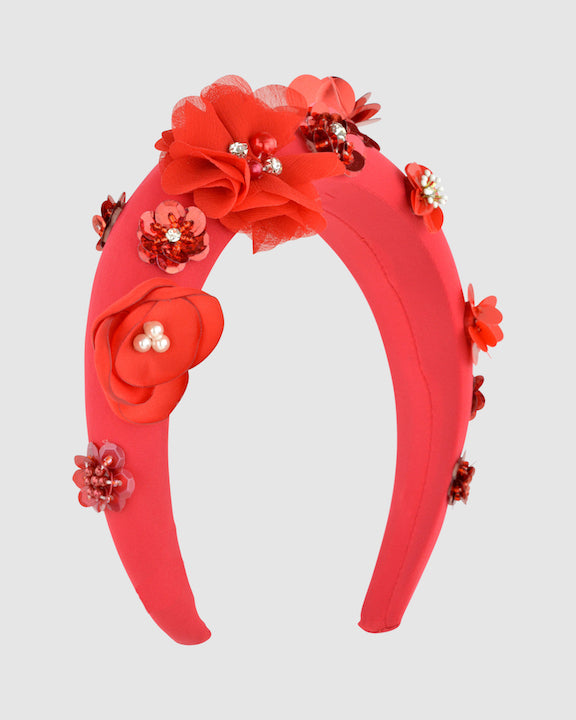 AKIRA (red) by FORD MILLINERY- side