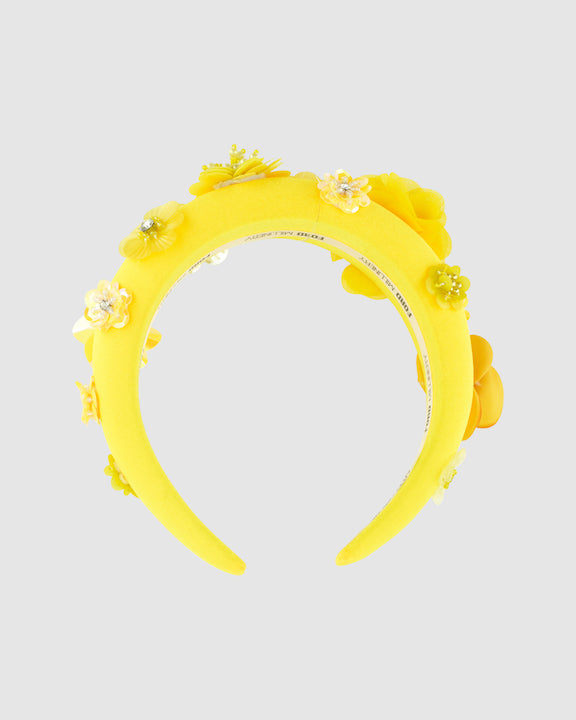 AKIRA (yellow) by FORD MILLINERY- back