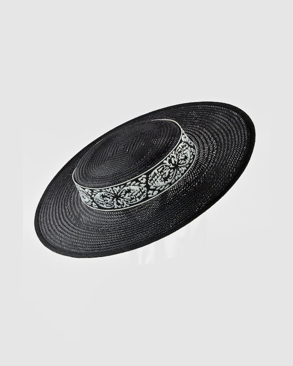 CASSIDY (black) by FORD MILLINERY - side