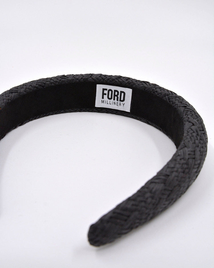 COMO Padded Headband (black) Default Title - FORD MILLINERY