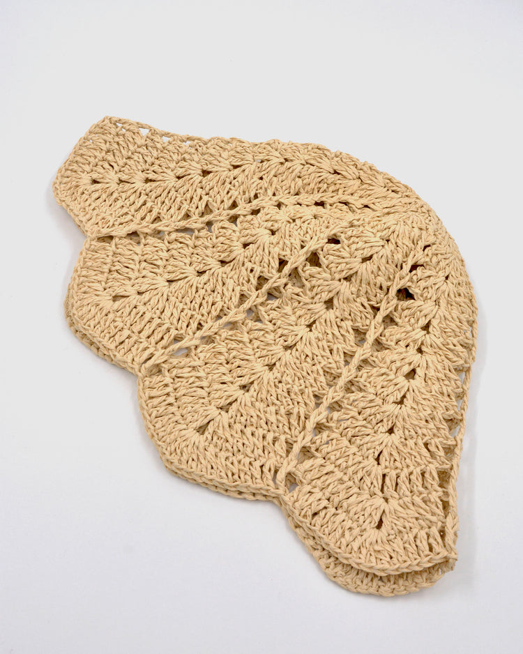 DAISY Crochet Bucket Hat (natural)