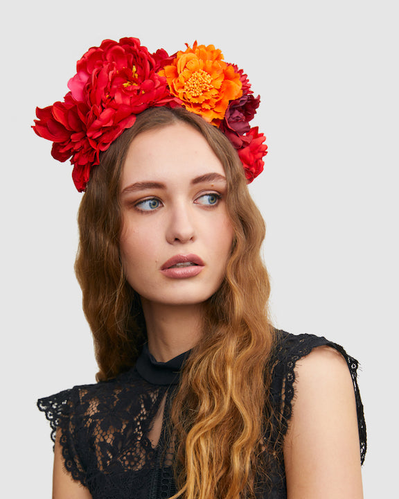 FRIDA (red) by FORD MILLINERY - model