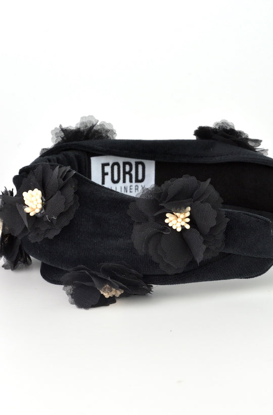 JANE (black) by FORD MILLINERY