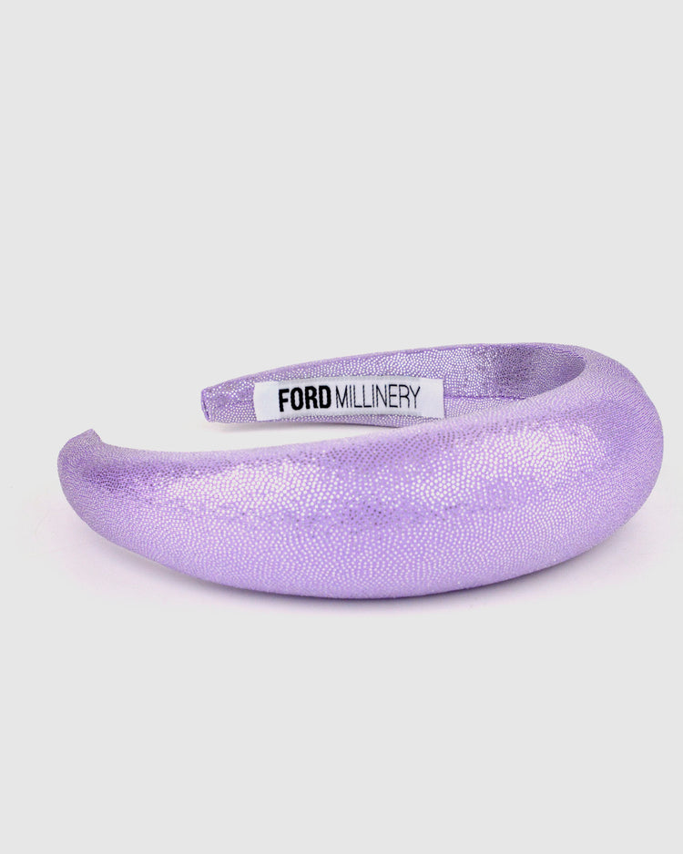 MONICA FOIL (lavender) by FORD MILLINERY