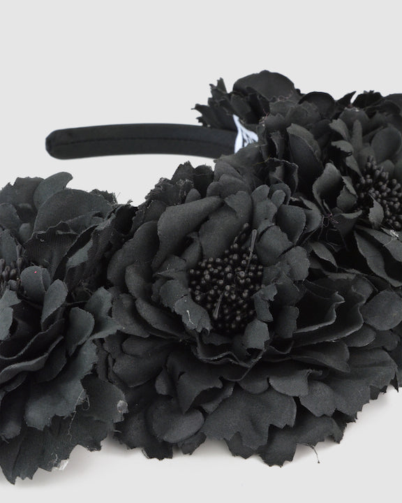 LENA (black) by FORD MILLINERY- DETAIL