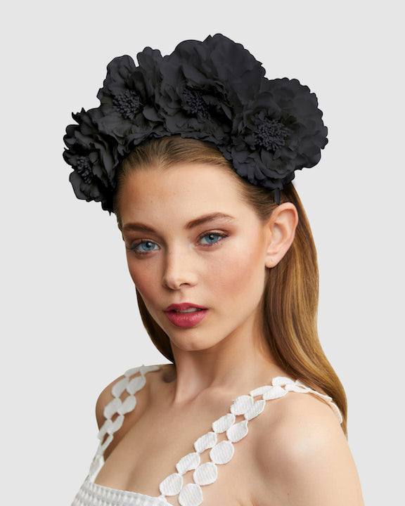 LENA (black) by FORD MILLINERY- model 2