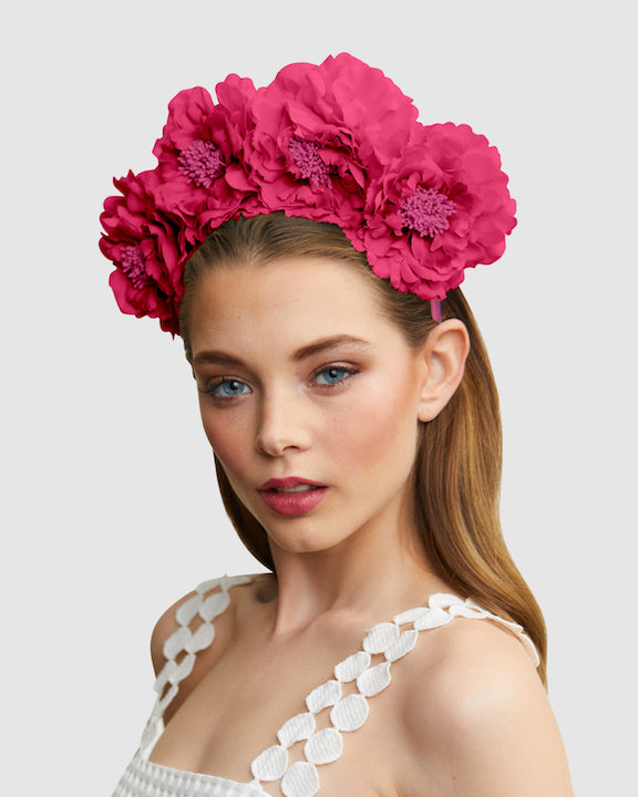 LENA (hot pink) by FORD MILLINERY- model