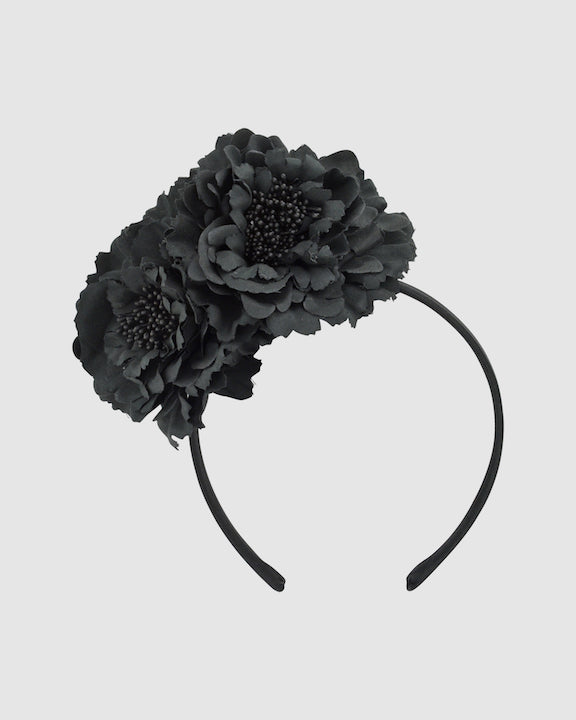 LOLITA (black) by FORD MILLINERY- front