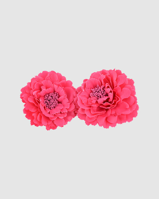 MARIA CLIPS (hot pink) by FORD MILLINERY