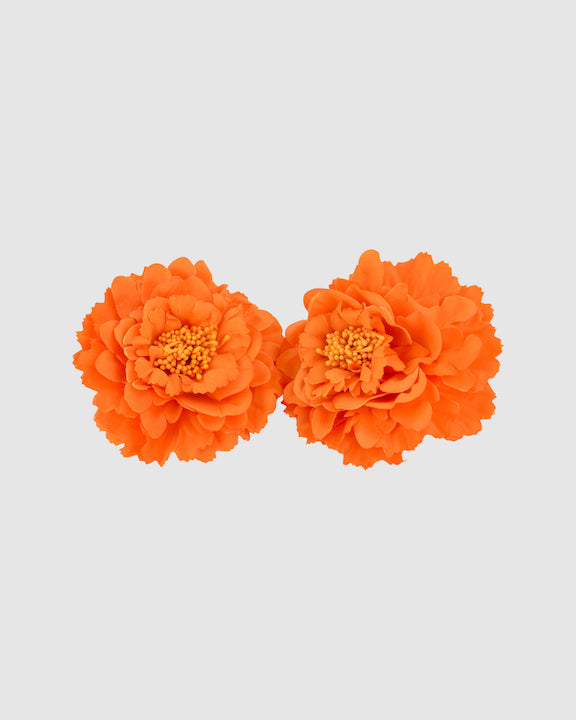 MARIA CLIPS (orange) by FORD MILLINERY
