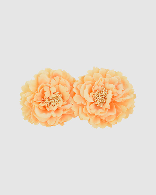 MARIA CLIPS (peach) by FORD MILLINERY