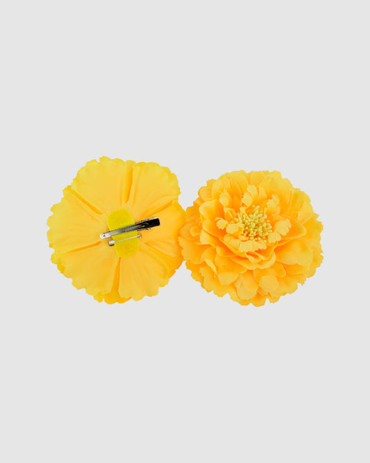 MARIA CLIPS (yellow) by FORD MILLINERY- 2