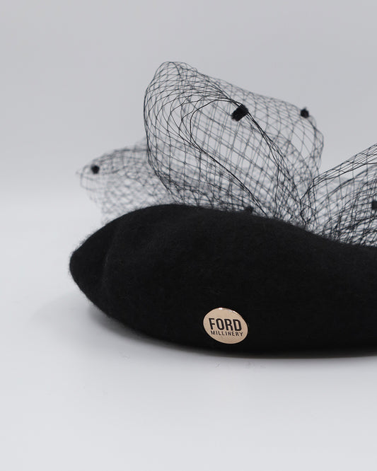 MISS EMILY 贝雷帽（黑色）