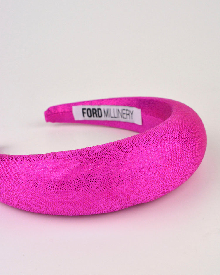 MONICA FOIL (hot pink) by FORD MILLINERY