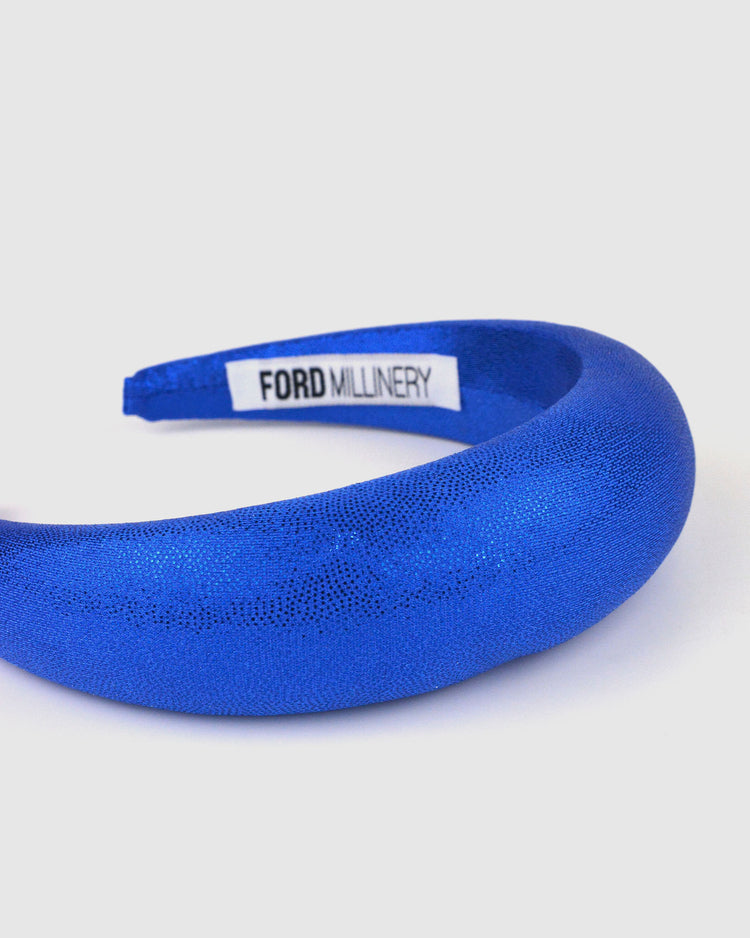 MONICA FOIL (blue) by FORD MILLINERY