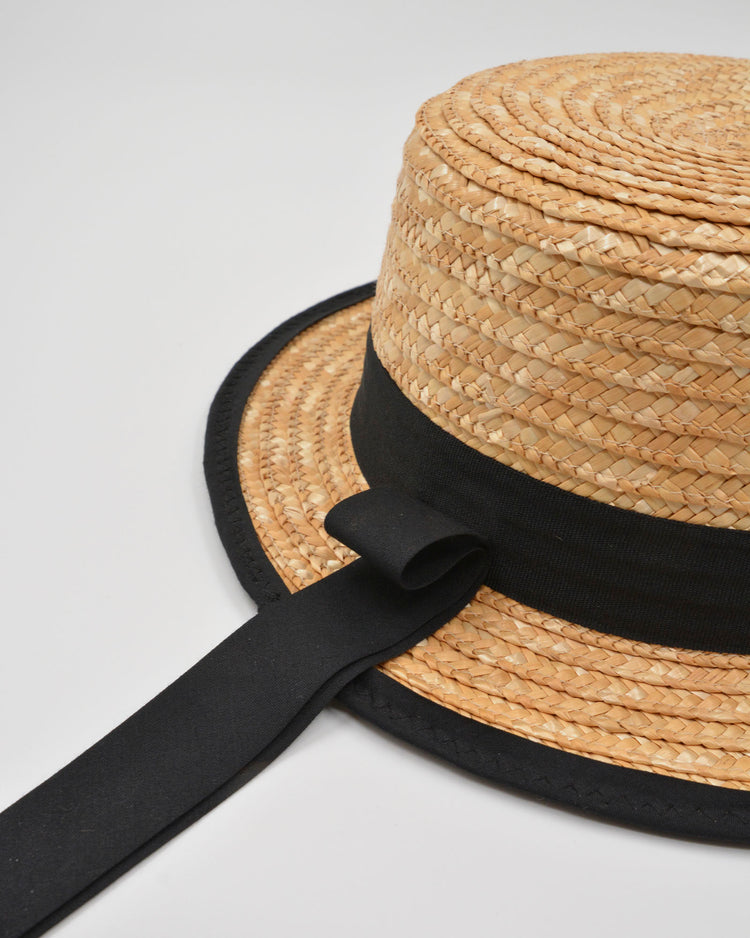 OKLAHOMA Straw Hat (black)