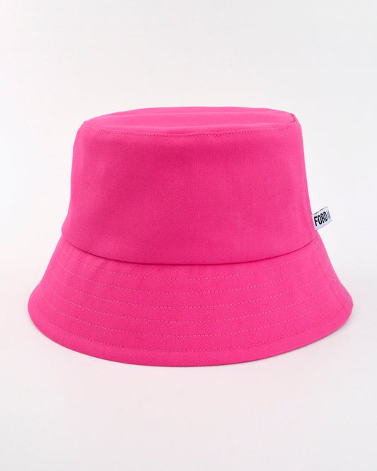 "BILLY" Unisex Bucket Hat by FORD MILLINERY | “PINK” print