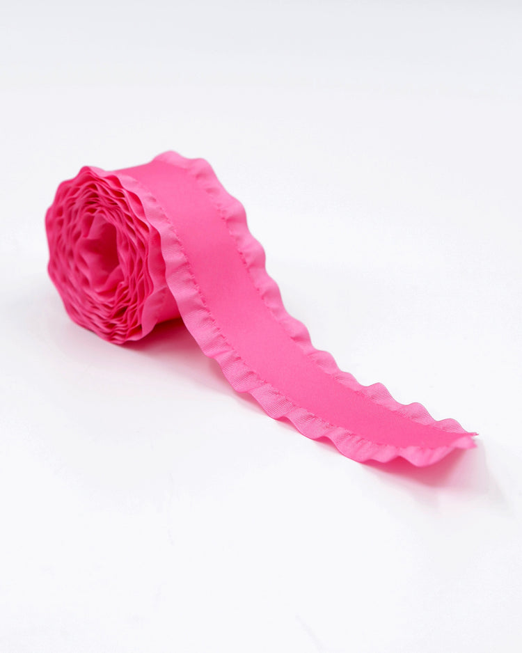 Ruffle Ribbon - Pink Ribbon - Ruffle Hair Ribbon