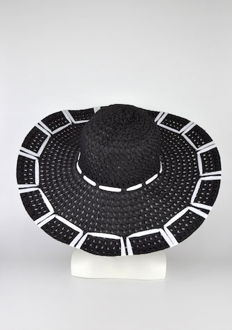 ST. TROPEZ (black) by FORD MILLINERY