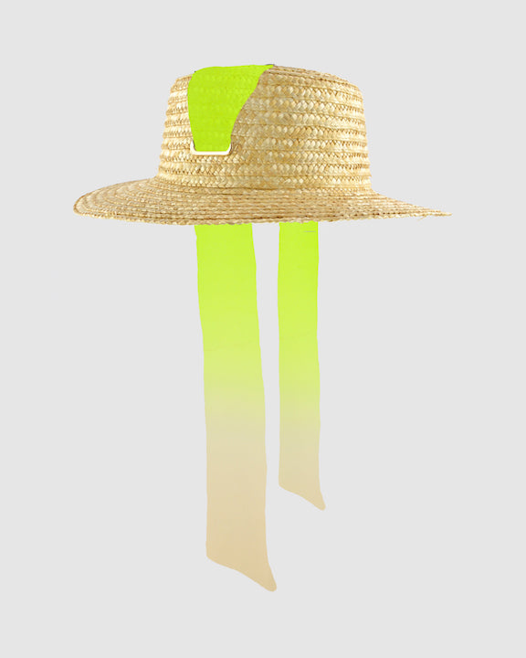 VENICE (green splice) by FORD MILLINERY- front