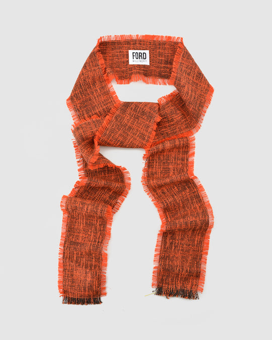 TWEEDY STYLING SCARF (orange) Default Title - FORD MILLINERY