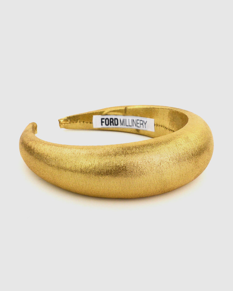 MONICA (gold) by FORD MILLINERY