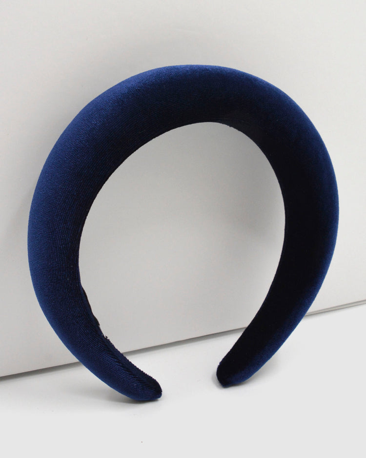 MONICA Headband (navy velvet)